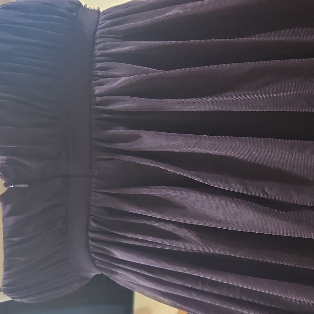 London Times Purple Tie-Strap Midi Dress - Picture 5 of 11